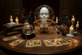Madame Leota Head and Stand with Globe